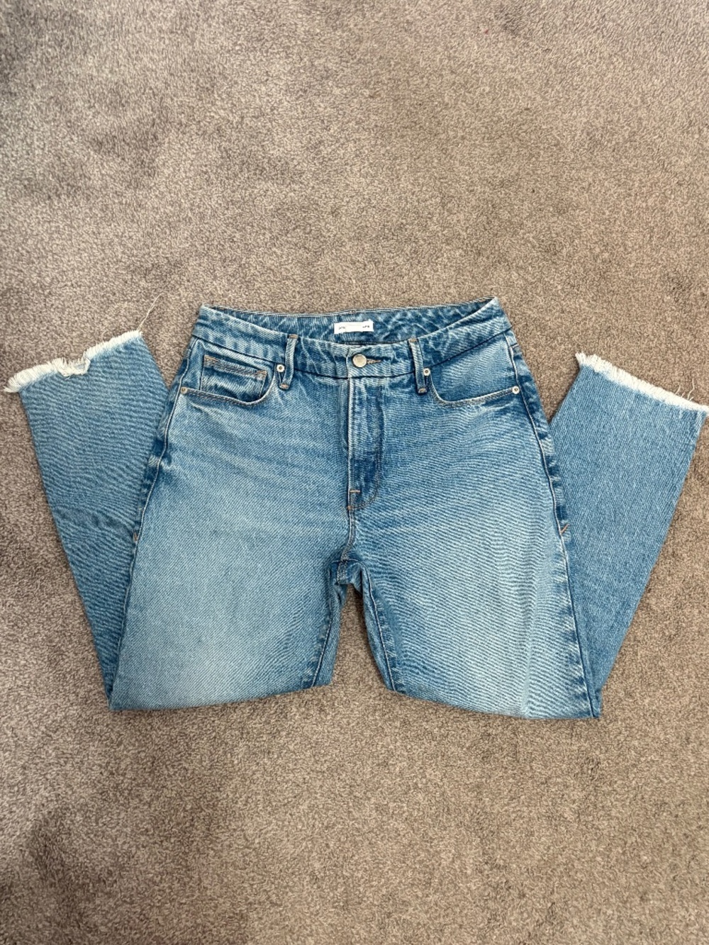 Good American Straight Leg Jeans Size 26